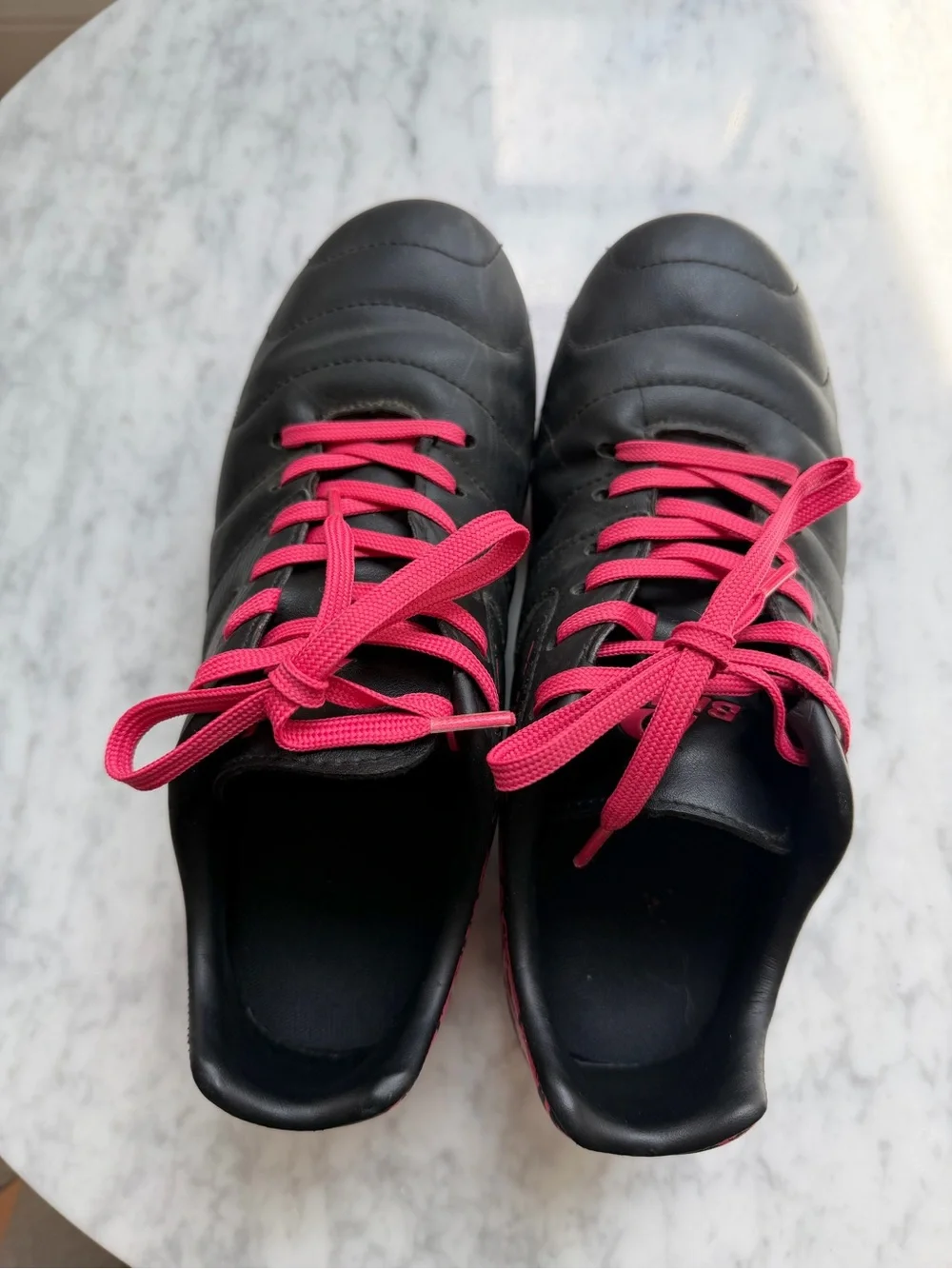 Soccer Girl’s Black and Pink Soccer Cleats